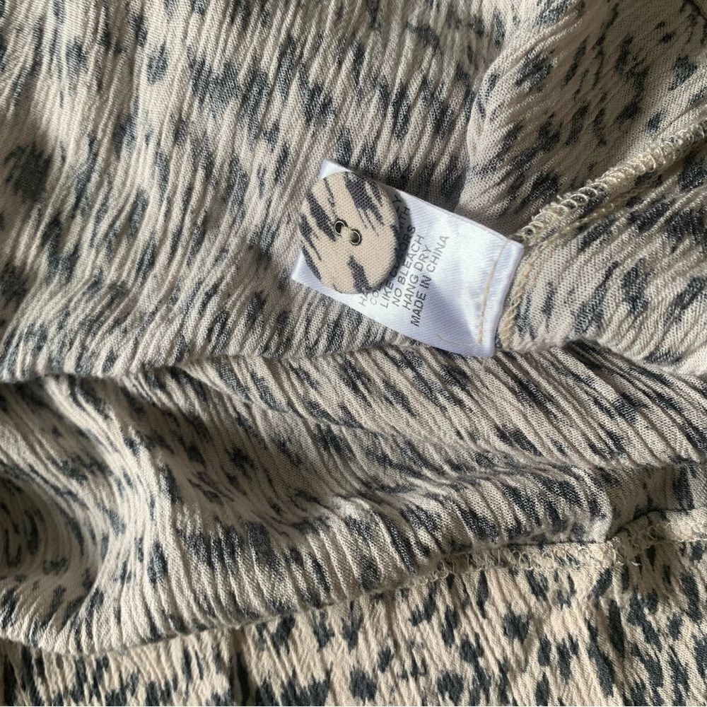 VICI MINI DRESS ANIMAL PRINT CREAM GRAY - Picture 14 of 15